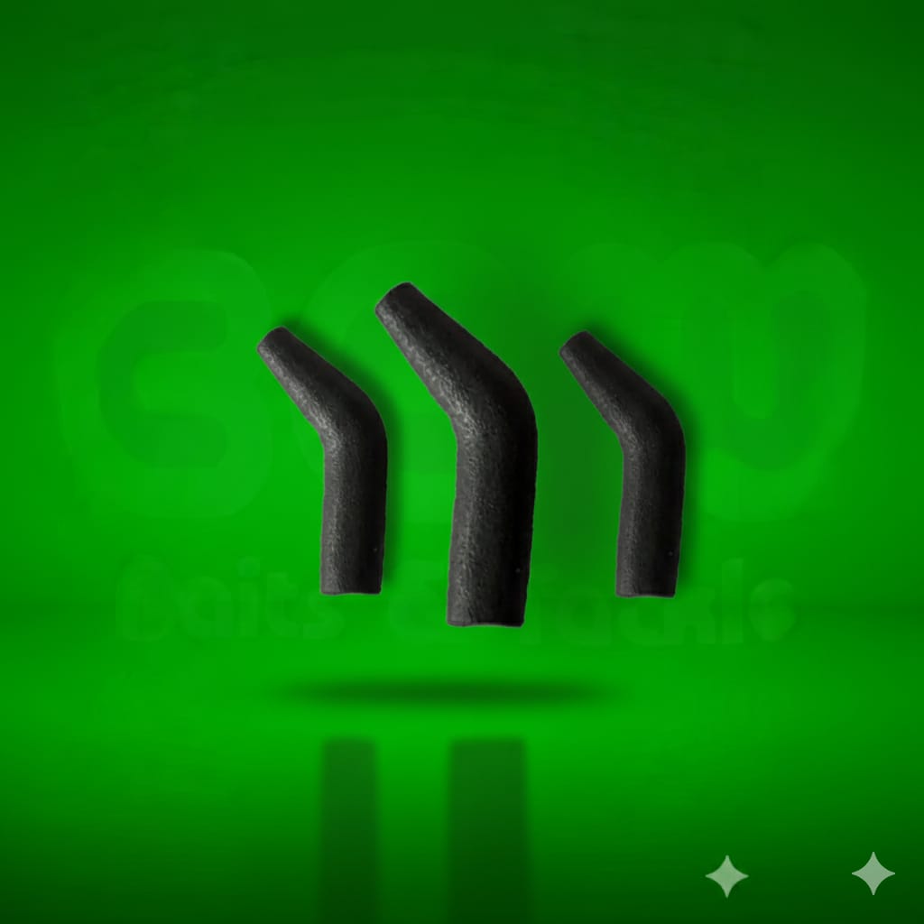 Three Dead Weight Tungsten Kickers on a green background