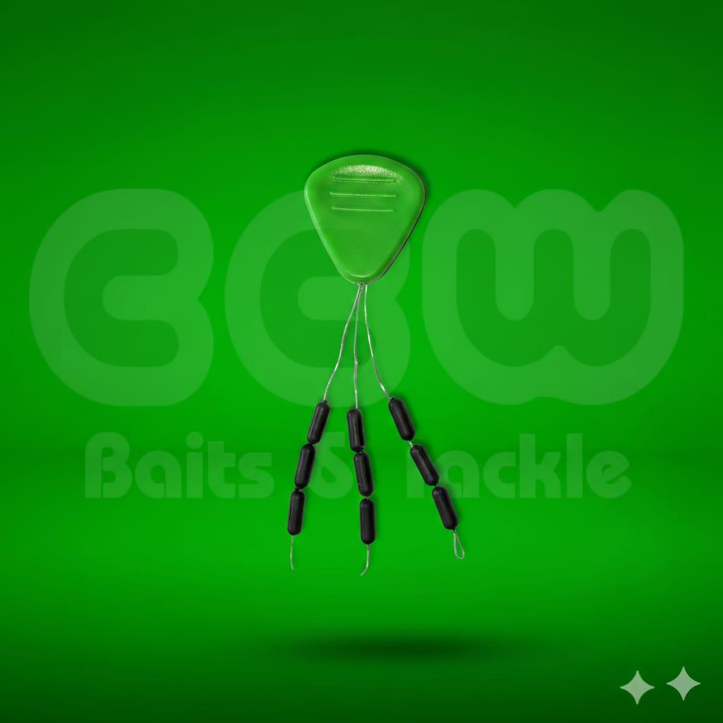 Dead Weight Tungsten Sinkers On a green background with ‘CCW Baits & Tackle' branding.