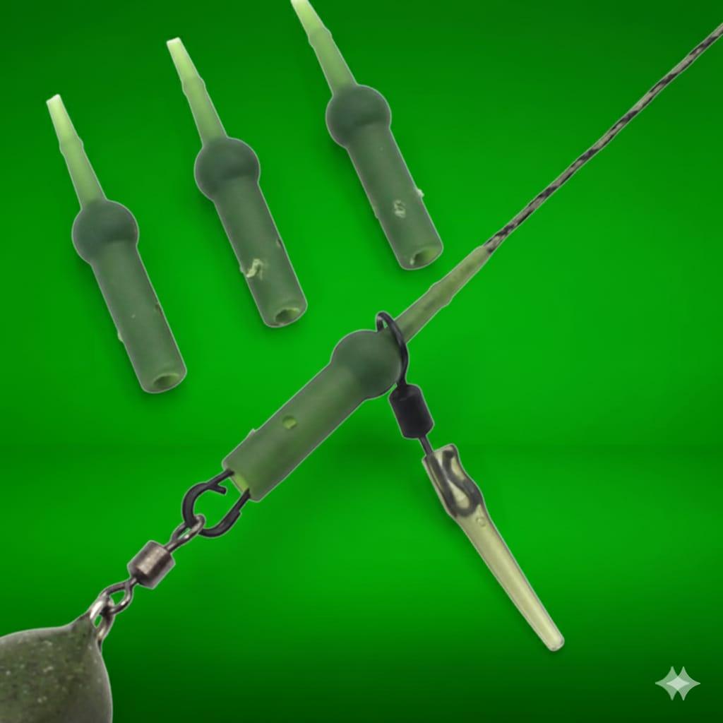 Heli/Chod Buffer Bead On a green background