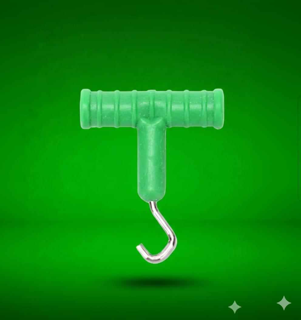 Green Knot Puller Tool a green background