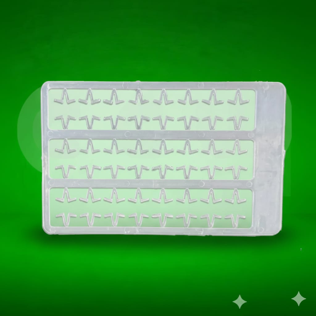 Pellet Stops (medium) on a green background