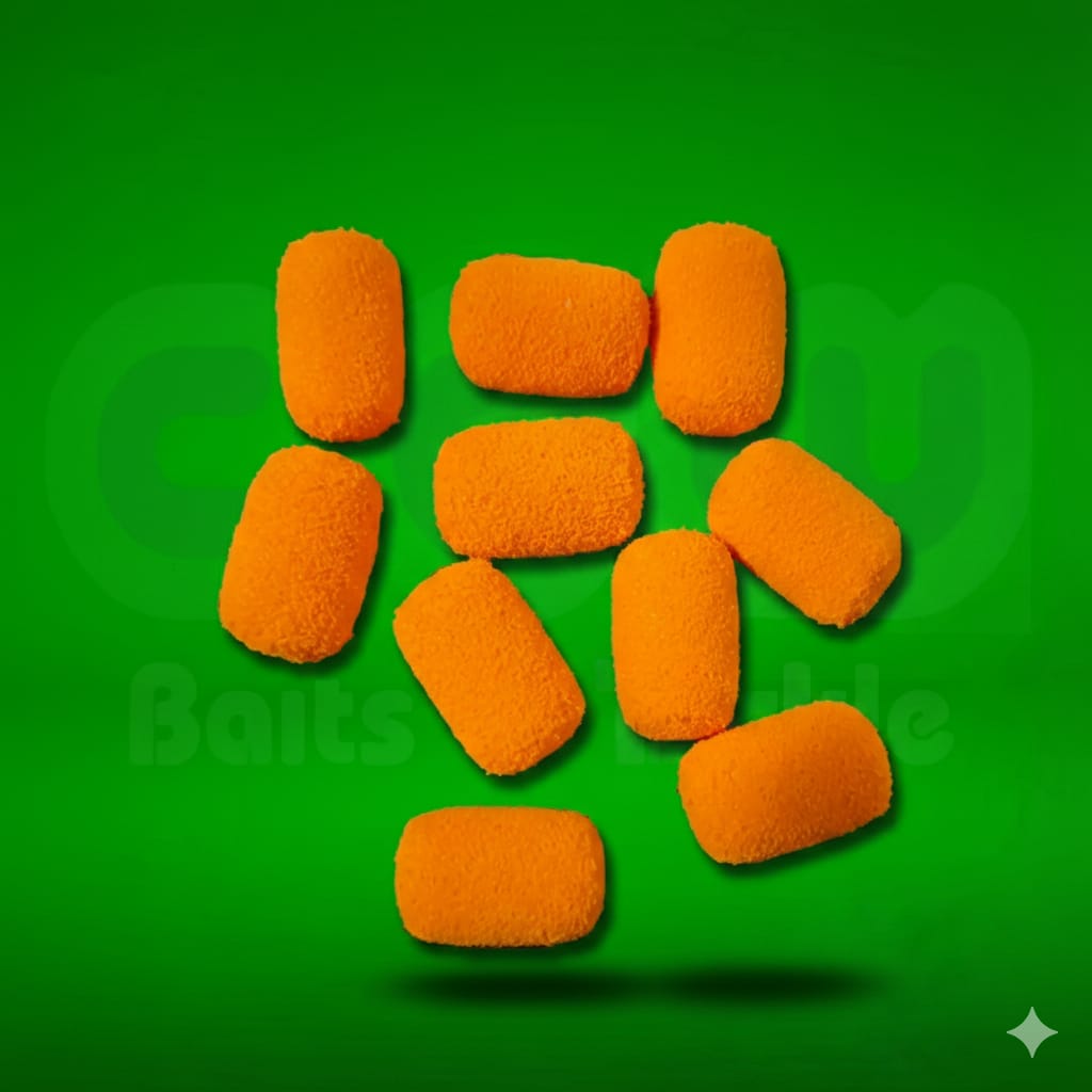 Zig Foam Pellets on a green background